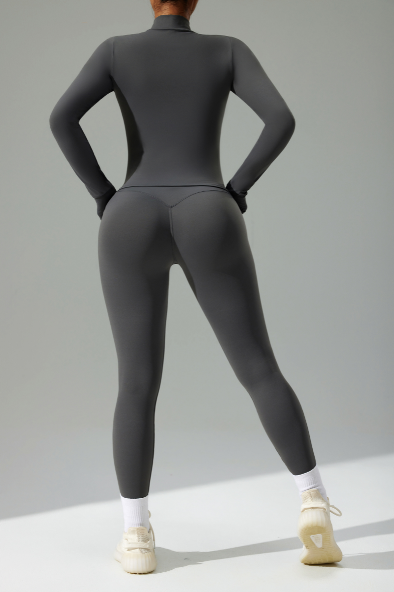 Women's 3-Piece Set :Jacket Sports Bra &Jacket & Leggings