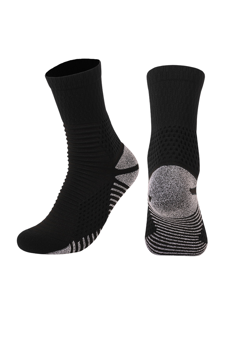 Gradient Ombre Quick-Dry Non-Slip Basketball Crew Socks