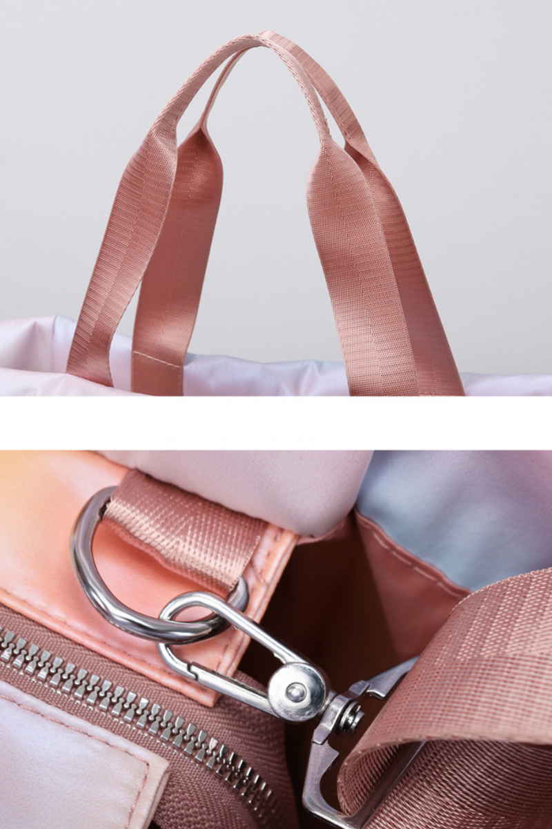 Gradient Rainbow Dry & Wet Separation Gym Travel Bag