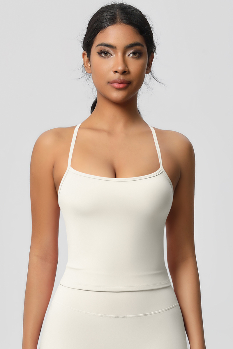 Women's Athletic Y‑Back Cami Yoga Tank Top