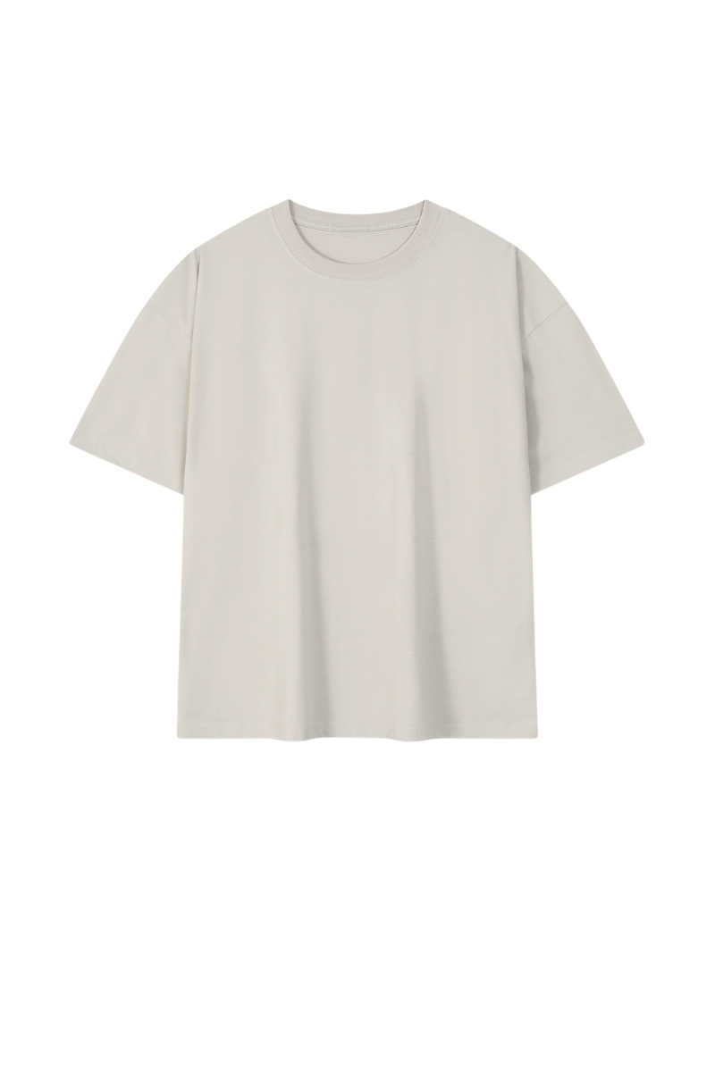 Unisex Summer Lyocell Quick Dry Drop Shoulder Loose T-shirt