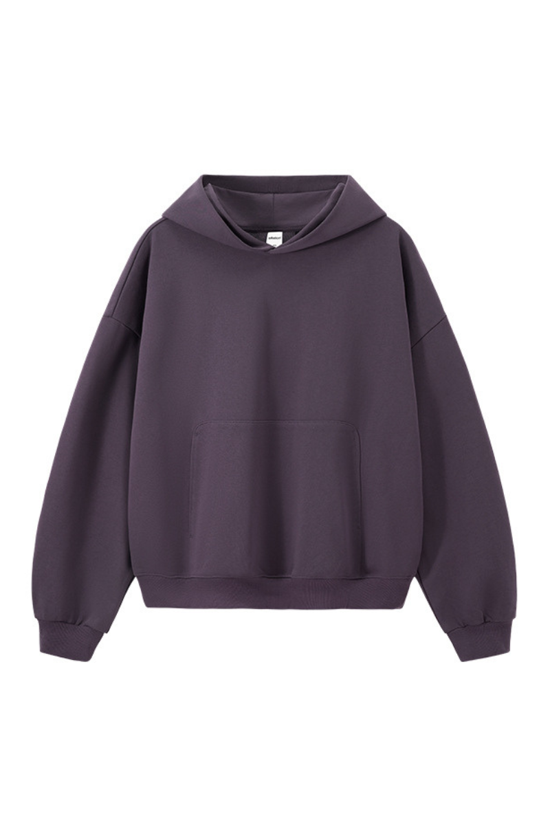Unisex Fall 380G Heavyweight Cropped Drop Shoulder Hoodie