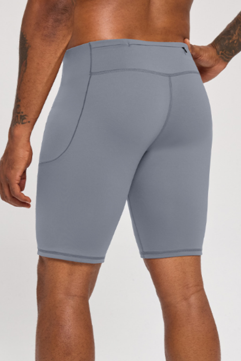 Men's Sports Sculpting Solid Side Pocket 5-inch Shorts