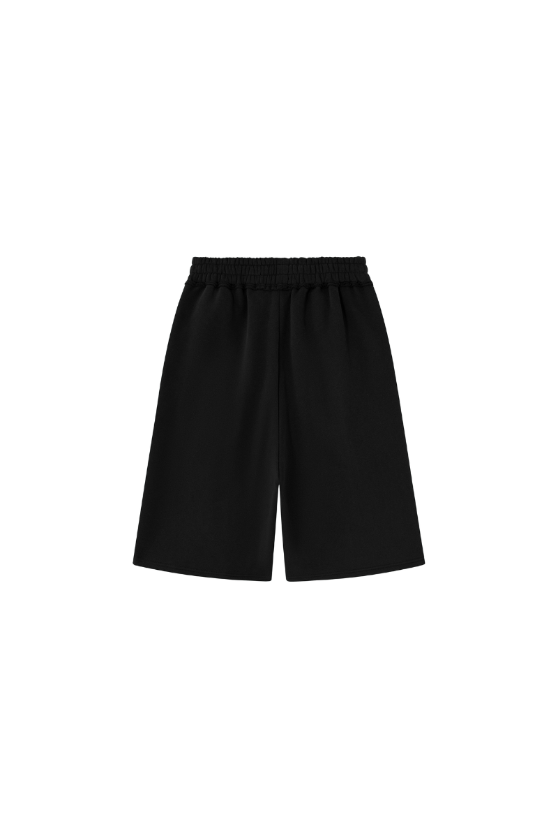Unisex Fall Elastic Waistband Relaxed Wide Leg Sweatpants