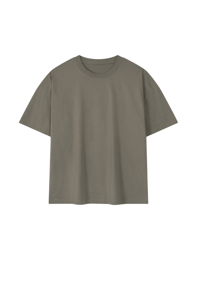Men's Summer Lyocell Quick Dry Drop Shoulder Loose T-shirt