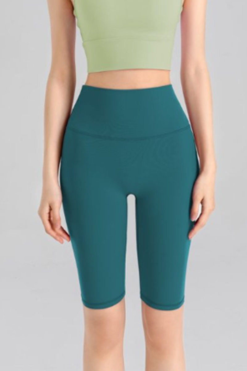 Women's High Waist Booty Seam Yoga Capri Leggings