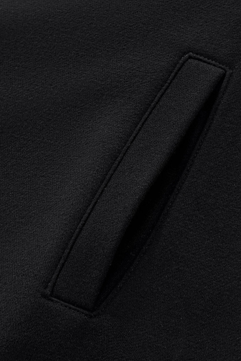 Women's 350g Color Block Side Stripe Ribbed Cuff Hoodie