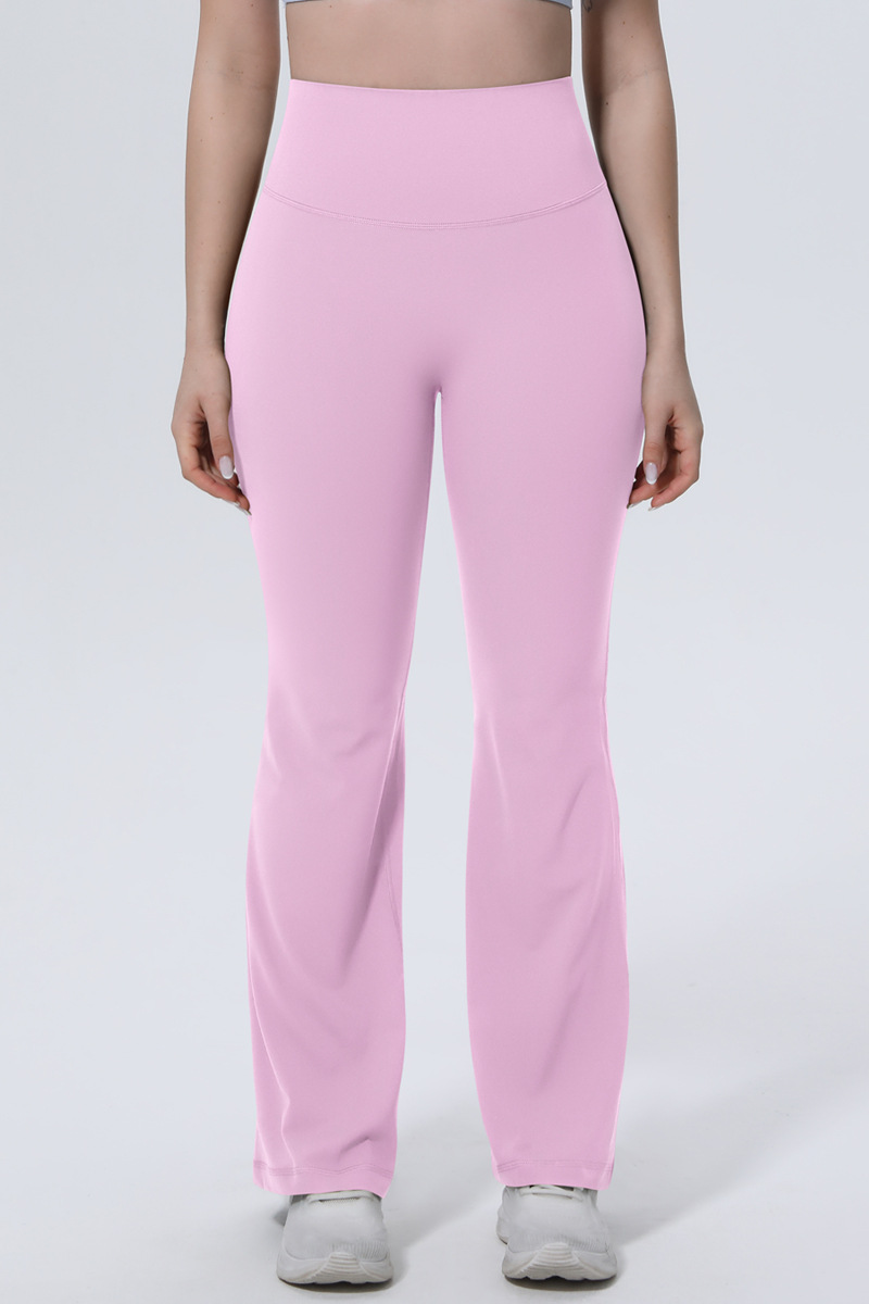 Women's Athletic High Waist And Hip Tight Yoga Flared Pants