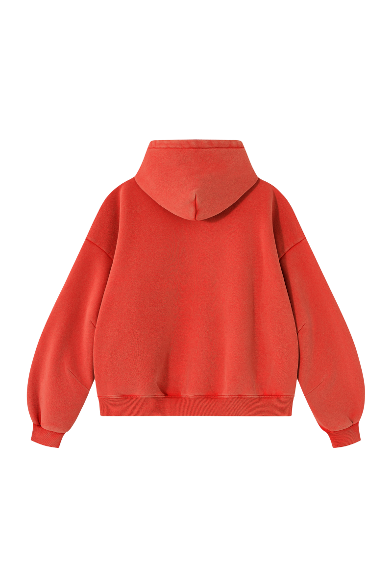 Women's Fall Fleece Heavyweight Washed Drop Shoulder Hoodie