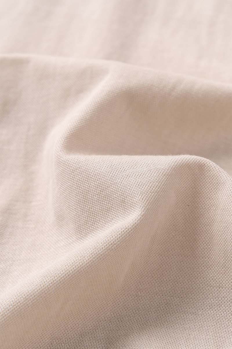 Unisex Summer Curved Hem Solid Skin-Friendly T-Shirt