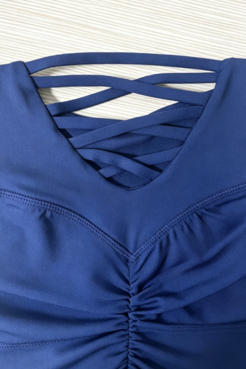 Women's Front Crisscross Adjustable Strap Yoga Bra