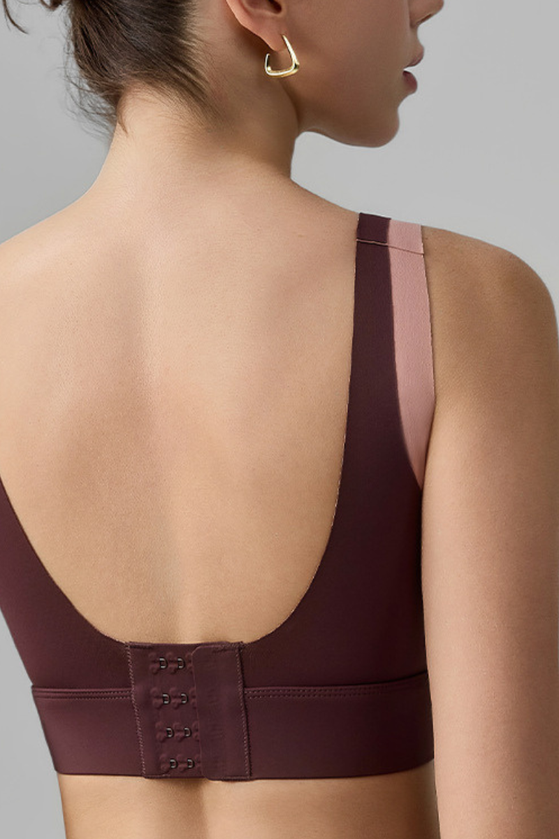 Women's Athletic Set:Color-Block Bra And Mesh-Panel Leggings