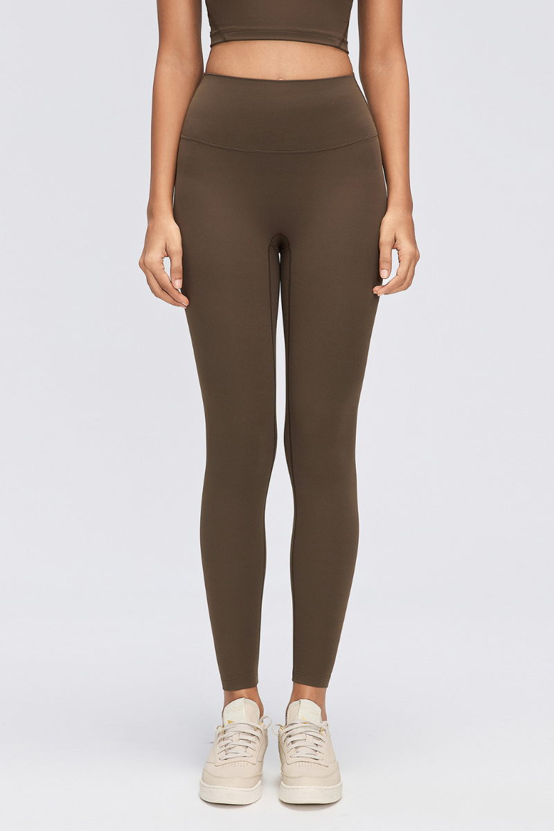 Women's Naked Feeling High Waist No Front Seam Yoga Leggings
