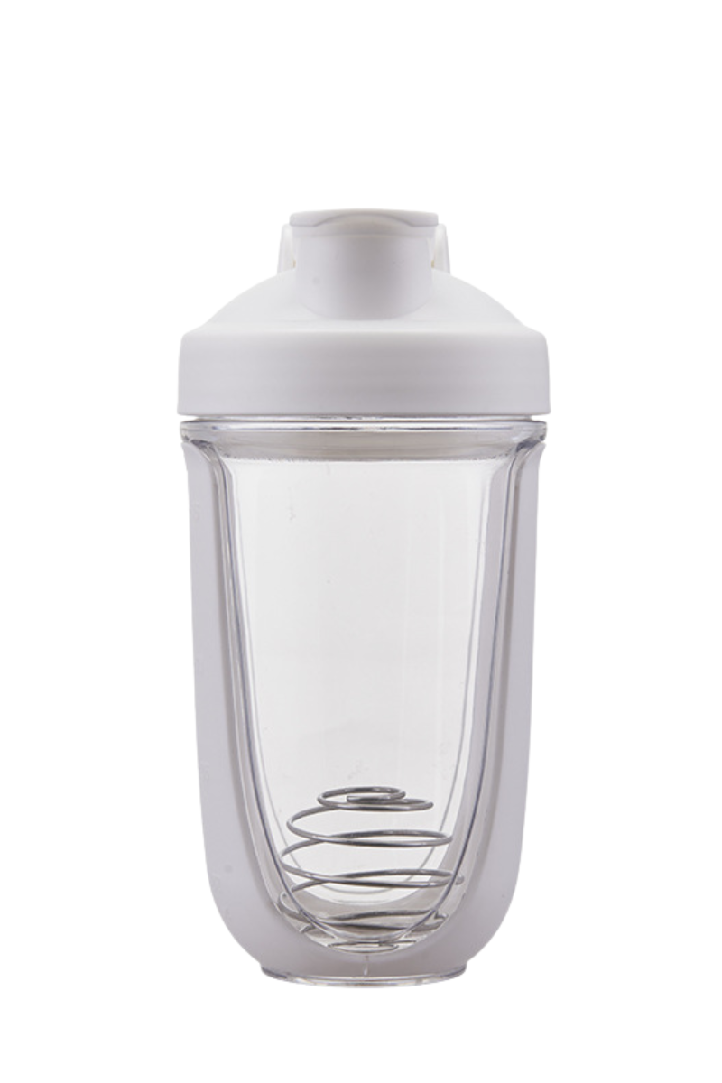 500ml Shaker Bottle With Clear Body (Logo Customization)