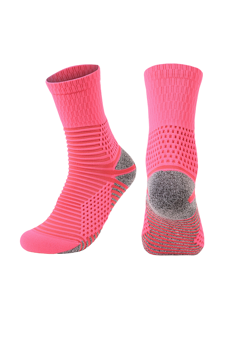 Gradient Ombre Quick-Dry Non-Slip Basketball Crew Socks