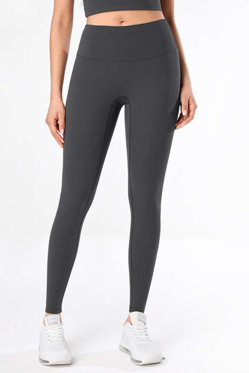 Women's Athletic Hip-lifting Solid Yoga Leggings