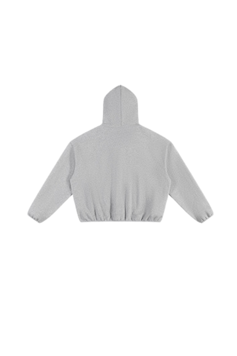 Unisex Fall Relaxed Contrast Color Stripe High Neck Hoodie