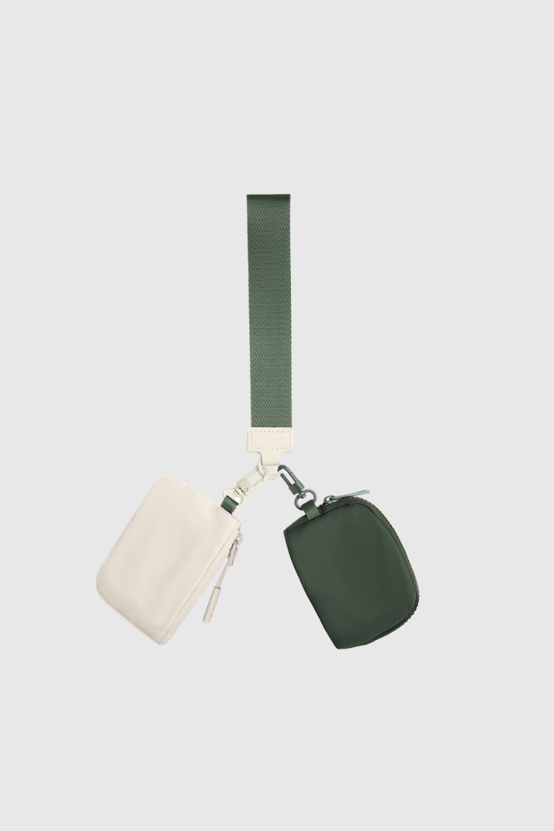 Color Collision Portable Wrist Bag Storage Small Bag
