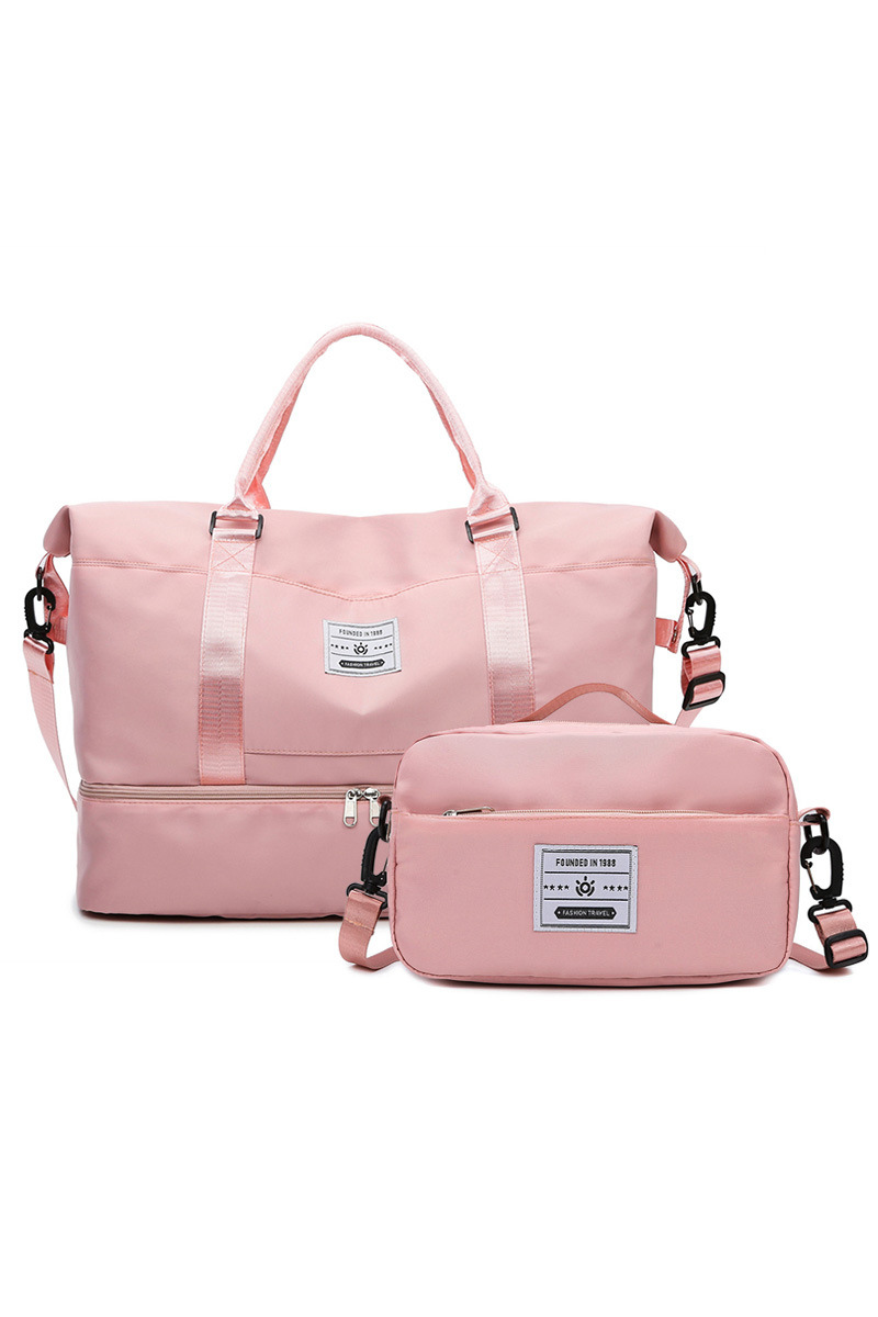 Women Multi-Functional Gym Bag and Small Pouch 2-Piece Set