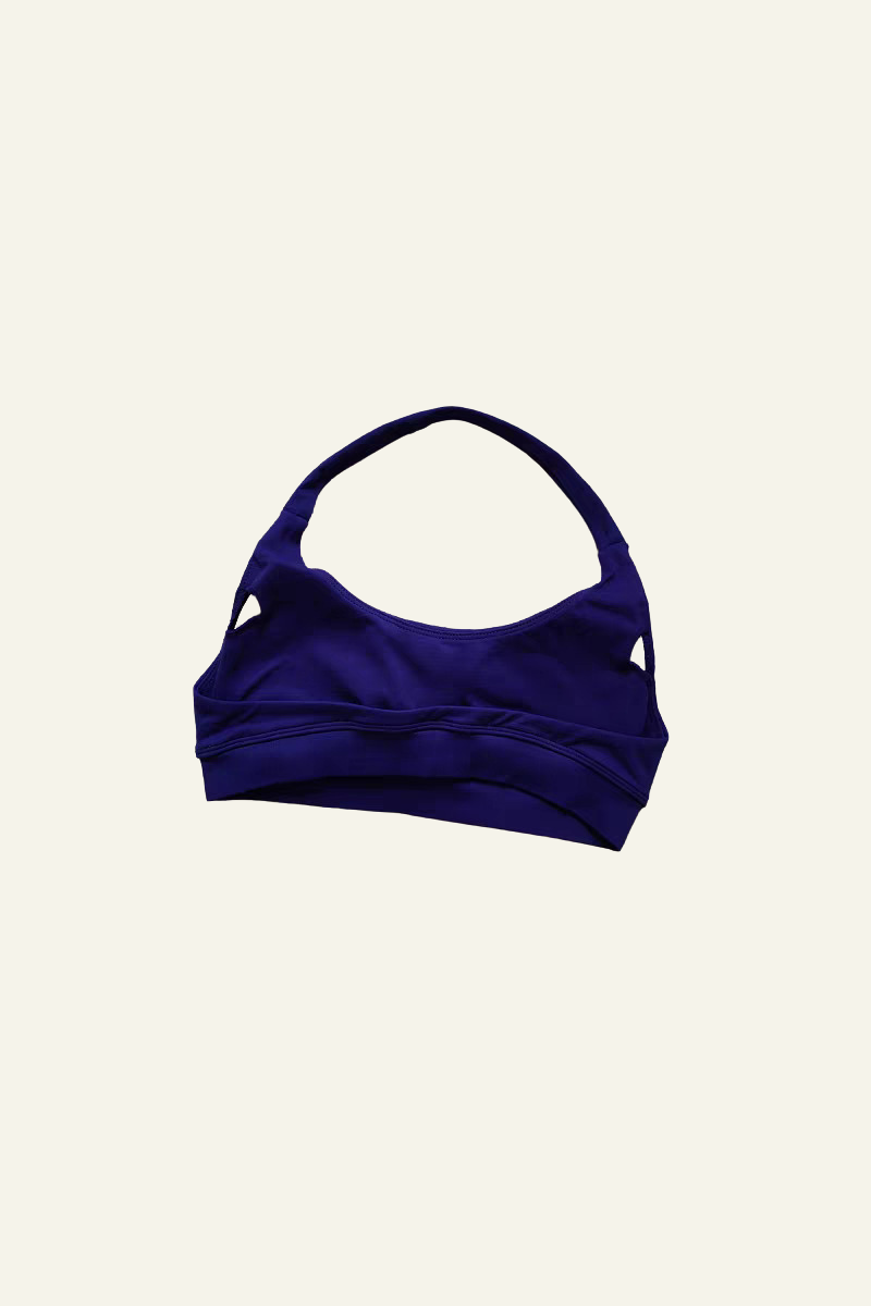 Women's Athletic Halter U-neck Backless Bra