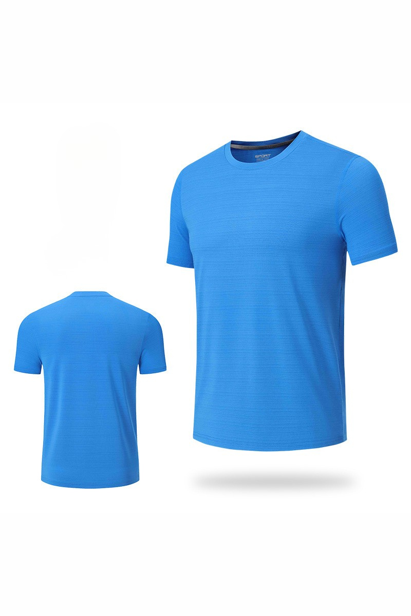 Men's Round Neck Quick Dry Breathable Athletic T-Shirt