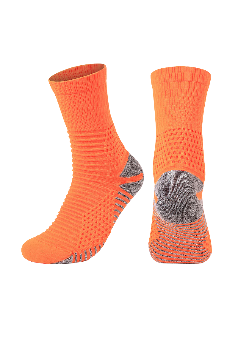 Gradient Ombre Quick-Dry Non-Slip Basketball Crew Socks