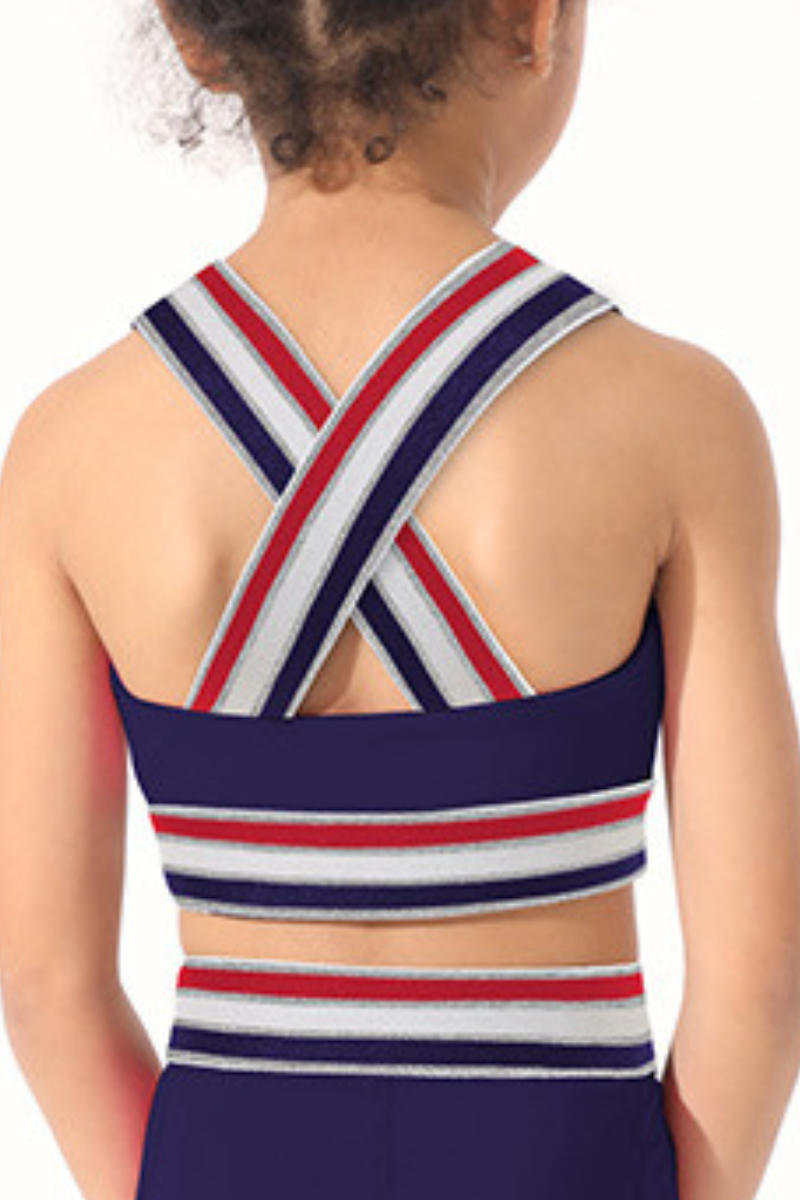 Kids Criss Cross Back sport Tank Top.