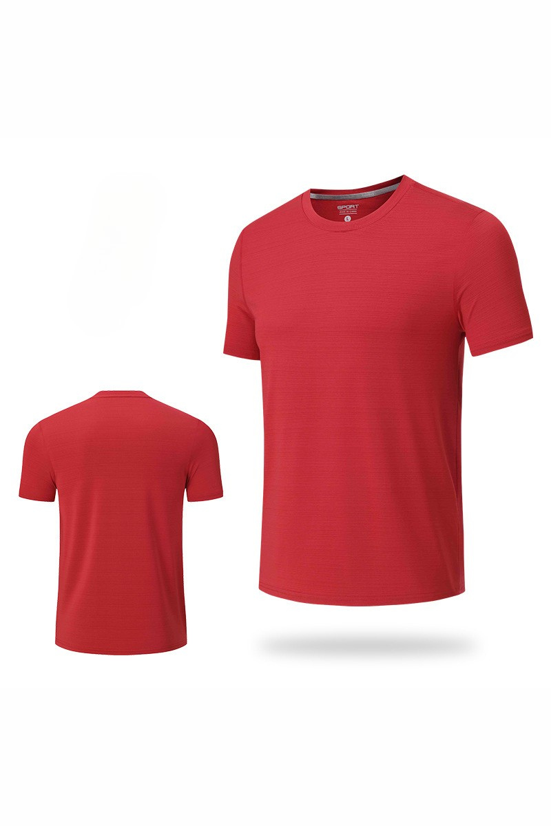 Men's Round Neck Quick Dry Breathable Athletic T-Shirt