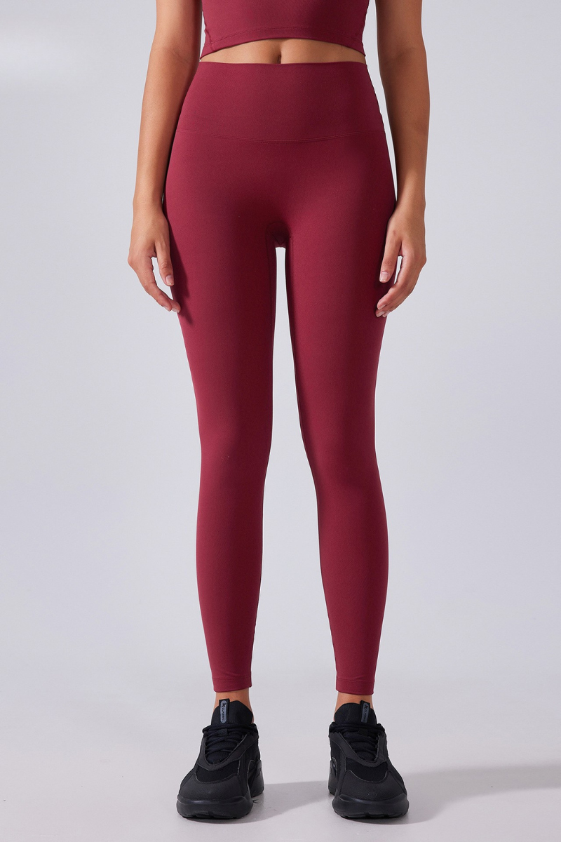 Women's Bare Feel Seamless Front Shaping Sports Leggings