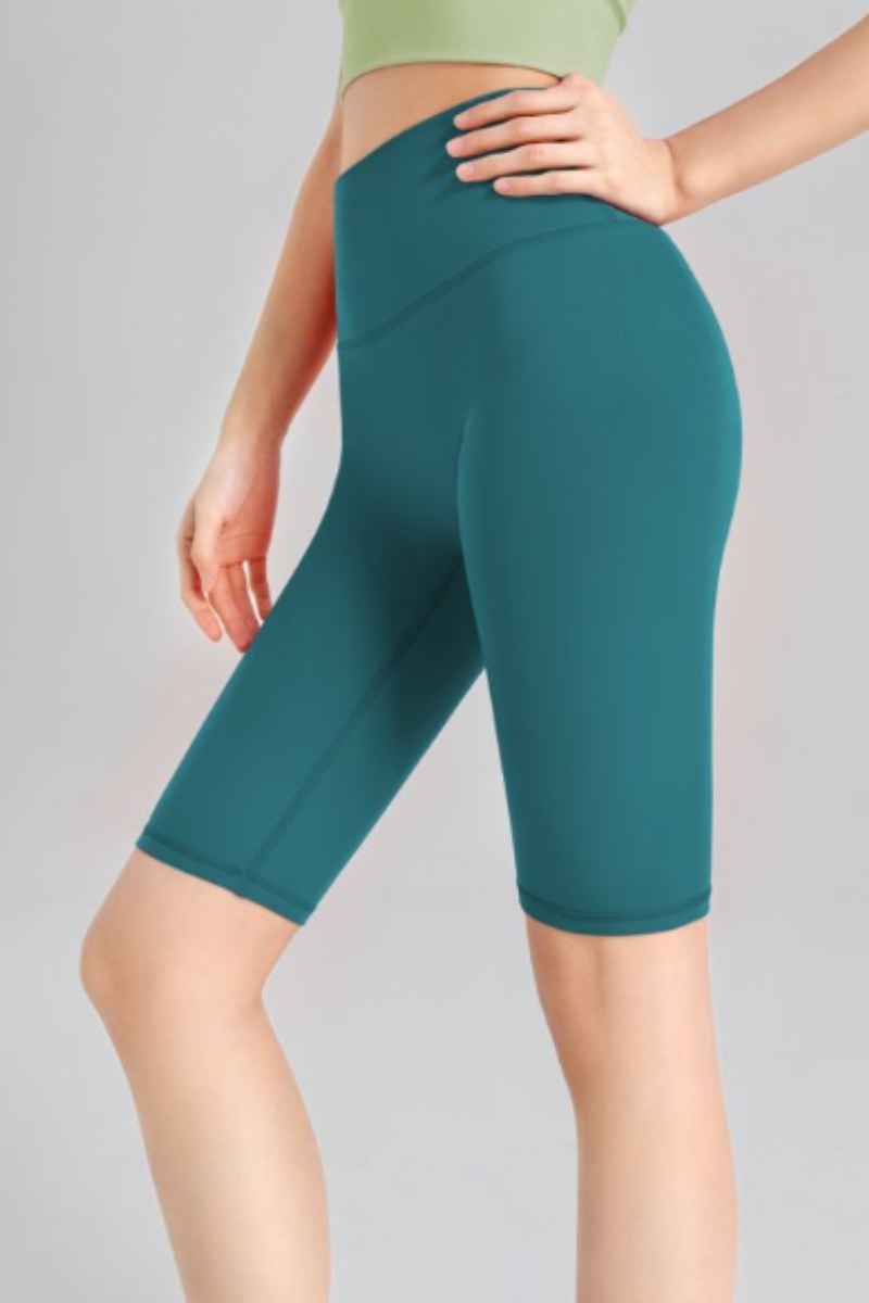 Women's High Waist Booty Seam Yoga Capri Leggings