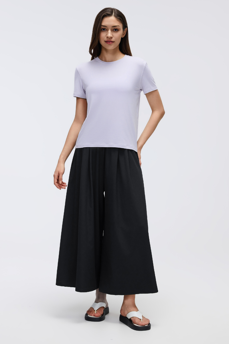 Women's High-Waist Flowy Wide-Leg Dance Pants