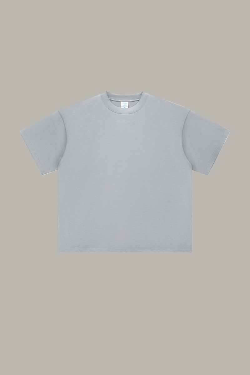Men's Cotton Mock Turtleneck - Solid Oversized Casual Tee