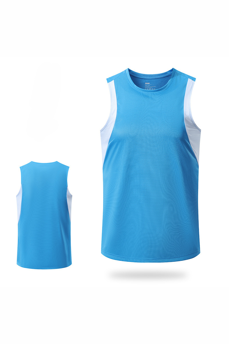 Men's Color Block Quick Dry Athletic Running Tank Top