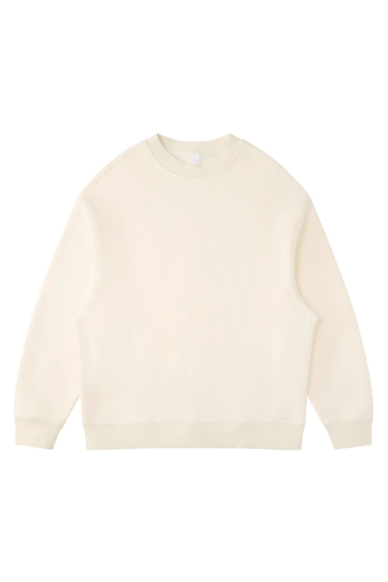 Men's Fall Fleece‑Lined Drop Shoulder Oversized Pullover