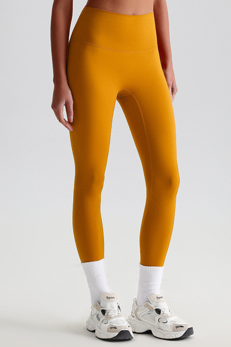 Women High Waisted Butt Lifting Seamless Naked Sensation Yoga Leggings