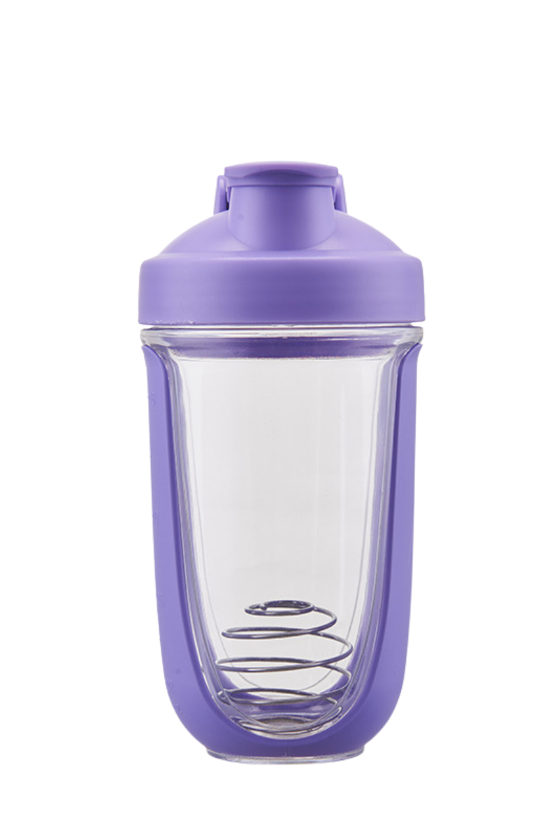 500ml Shaker Bottle With Clear Body (Logo Customization)