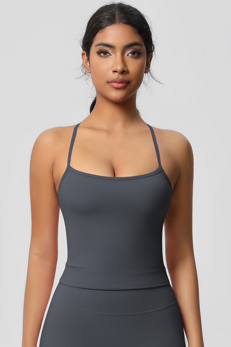 Women's Athletic Y‑Back Cami Yoga Tank Top