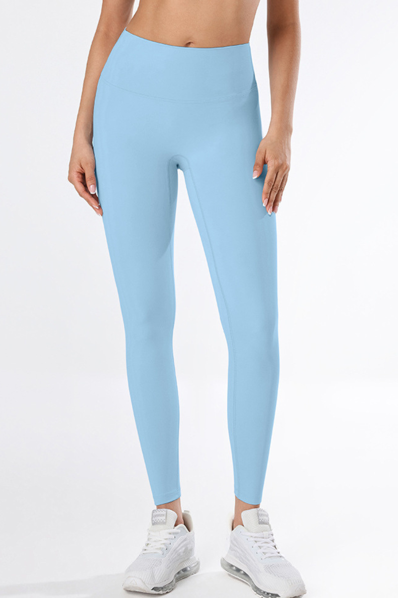 Women's Athletic Hip-lifting Solid Yoga Leggings