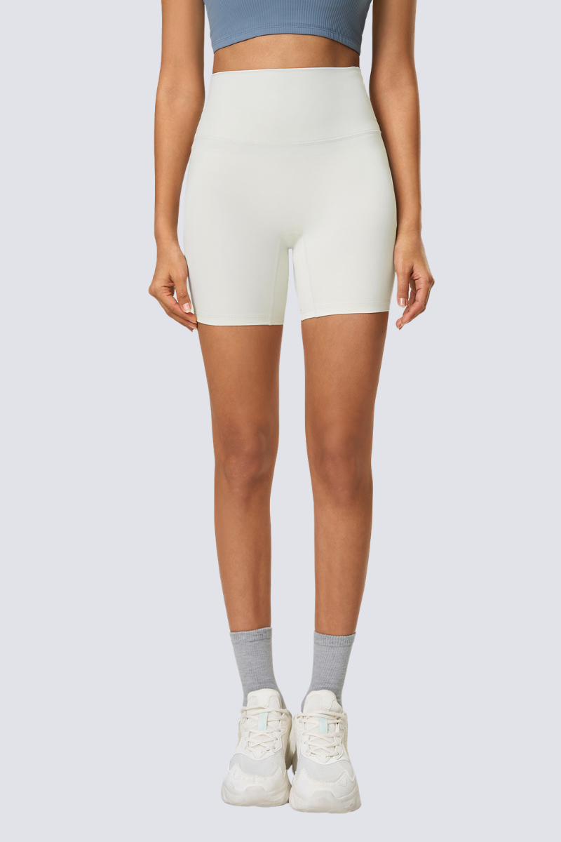 Women's Naked Feel High-Waisted Lifting Sports Shorts