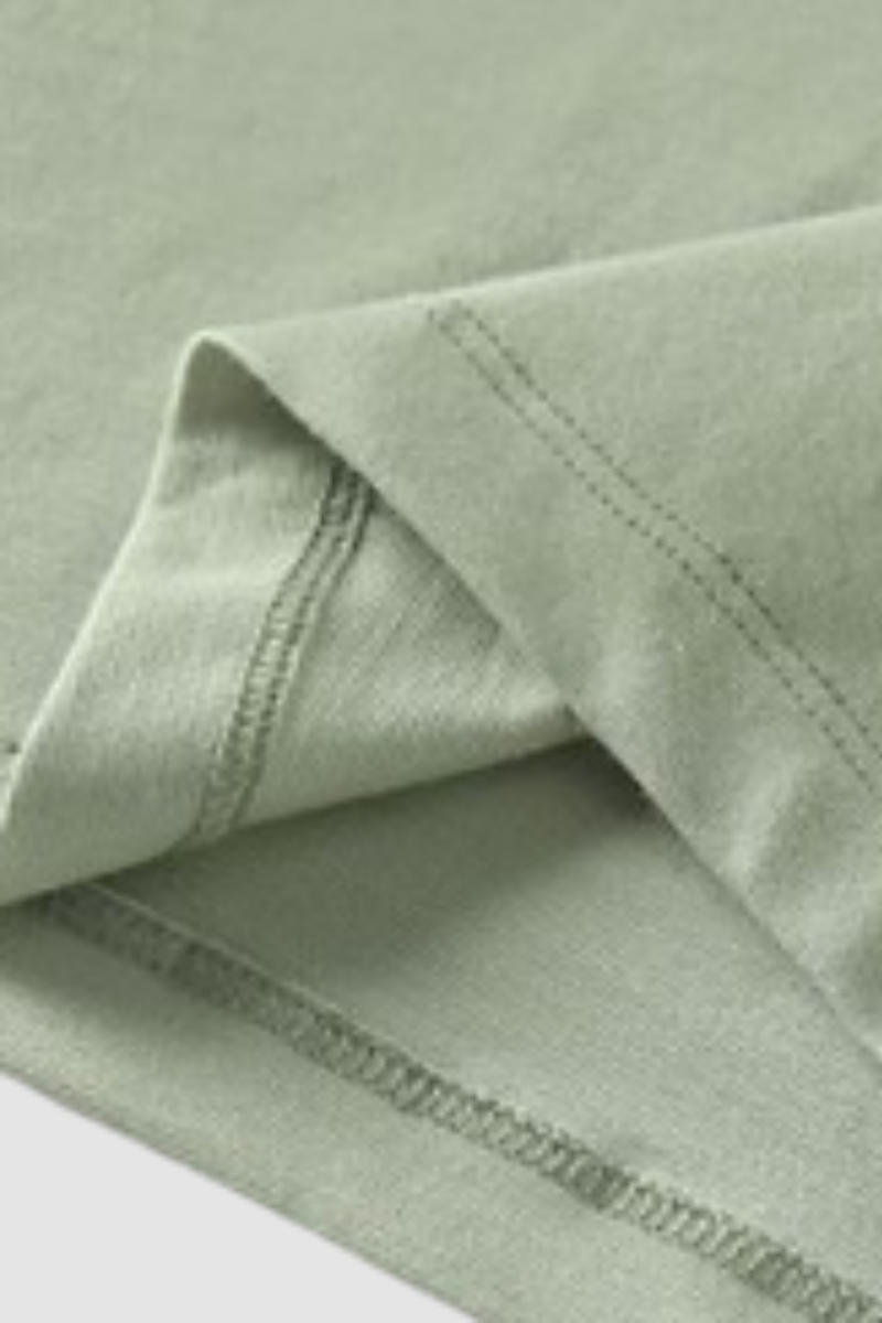 Men's Summer Basic Loose Round-Neck Breathable Solid Tee