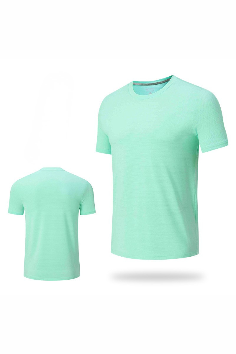 Men's Round Neck Quick Dry Breathable Athletic T-Shirt