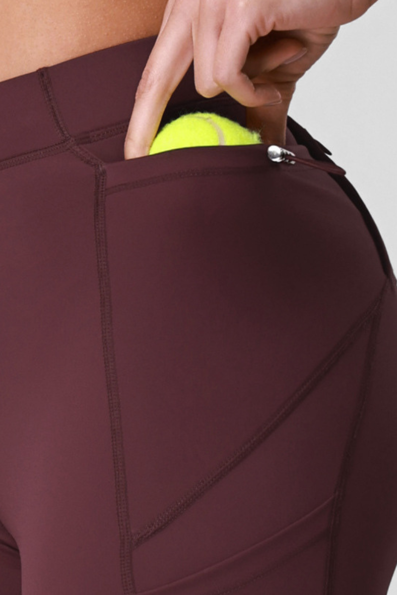 Women's Multi-Pocket High-Stretch Sports Biker Shorts