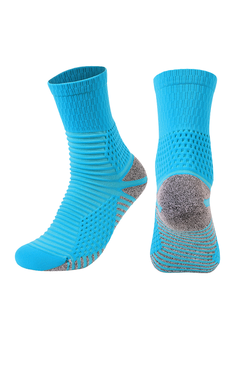 Gradient Ombre Quick-Dry Non-Slip Basketball Crew Socks