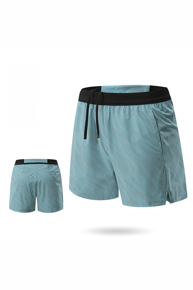 Men's Reflective Dot 2-in-1 Racing Running Shorts