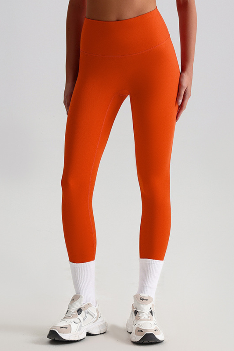 Women High Waisted Butt Lifting Seamless Naked Sensation Yoga Leggings