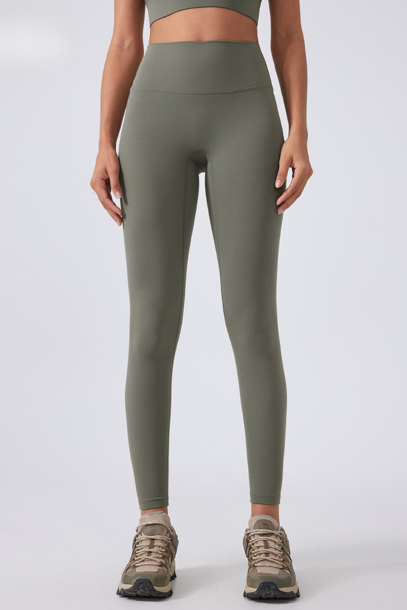 Women's Bare Feel Seamless Front Shaping Sports Leggings
