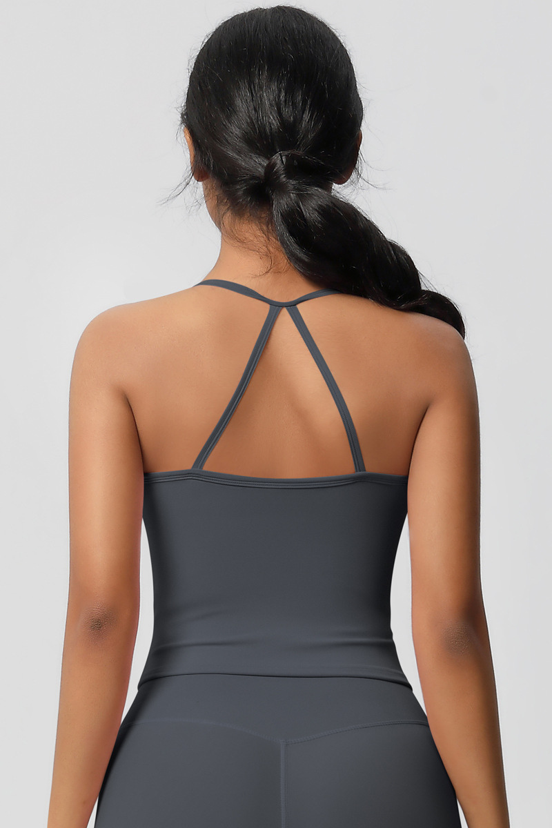 Women's Athletic Y‑Back Cami Yoga Tank Top
