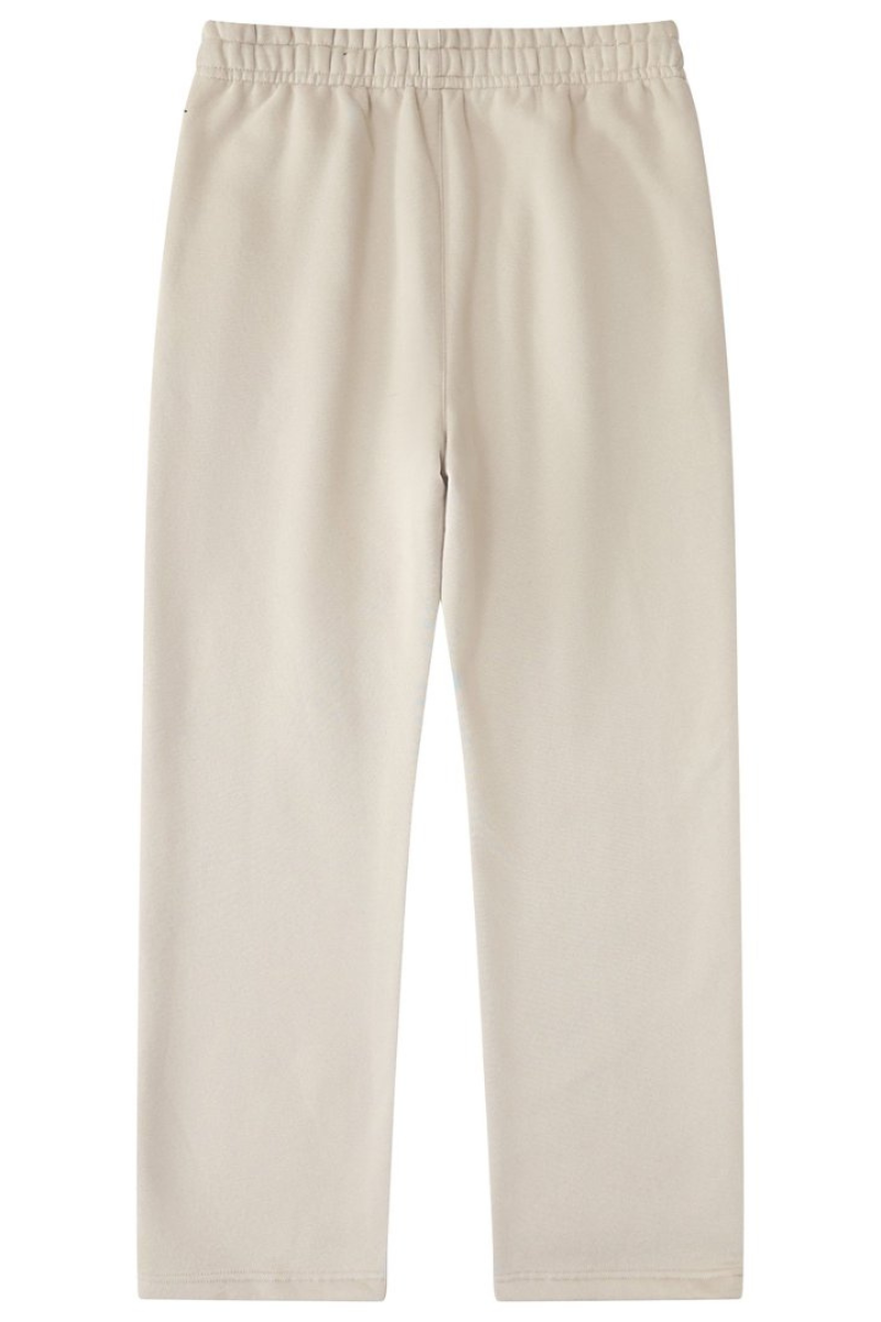 Unisex Fall Fleece Drawstring Straight Leg Casual Sweatpants