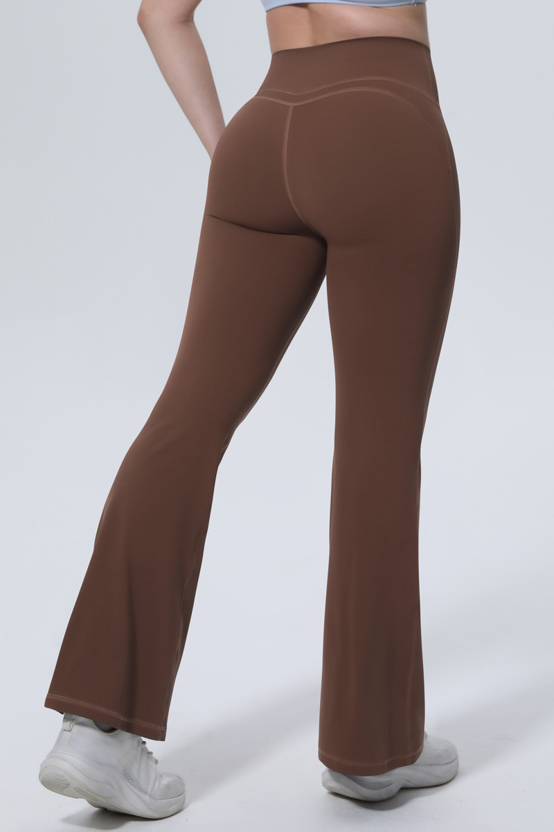 Women's Athletic High-Waist Shapewear Flare Pants