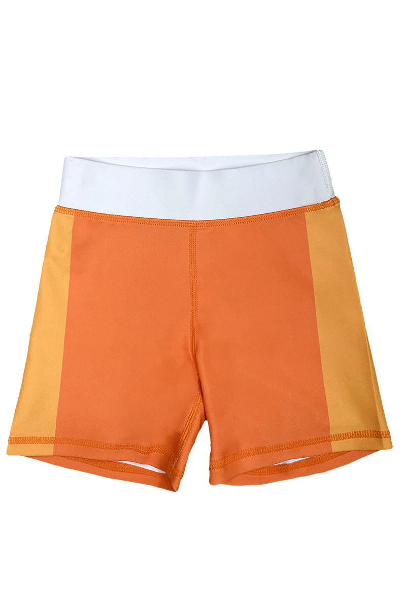 Kids color blocked sport shorts.